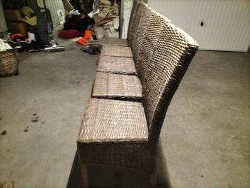 6 chaises en rotin, Enlèvement ou Envoi