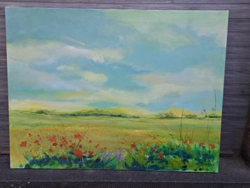 huile sur toile paysage signe backe beschikbaar voor biedingen