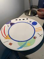 artistiek bord, Ophalen