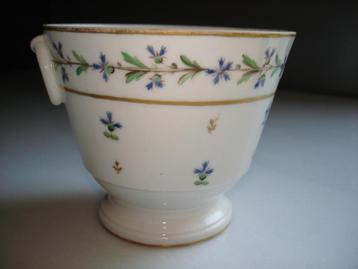 antiek porselein glaskoeler rafraichissoir porcelaine Paris beschikbaar voor biedingen
