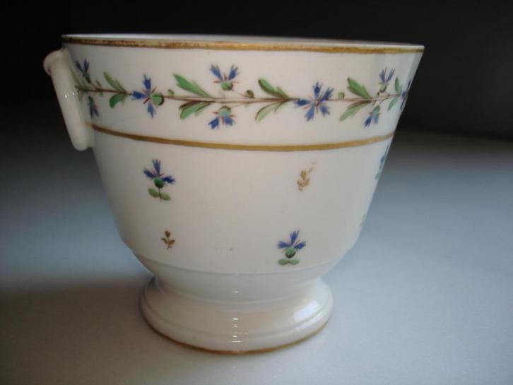 antiek porselein glaskoeler rafraichissoir porcelaine Paris, Antiek en Kunst, Antiek | Porselein, Ophalen of Verzenden