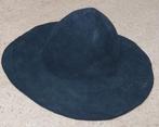 Zwarte vilten hoed maat L, Gedragen, Hoed, 58 cm (L, 7¼ inch) of meer, Ophalen