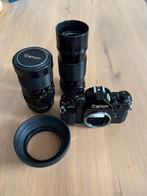 Canon A-1 analoge camera met 2 objectieven lenzen - Canon A1, Audio, Tv en Foto, Foto | Lenzen en Objectieven, Ophalen of Verzenden