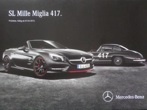 Mercedes SL Mille Miglia 417 Brochure, Boeken, Auto's | Folders en Tijdschriften, Mercedes, Ophalen of Verzenden