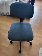 Bureaustoel donkerblauw, Ophalen, Gebruikt, Bureaustoel