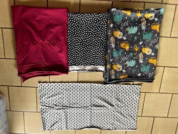 Stoffen pakket 4 jersey mix beschikbaar voor biedingen