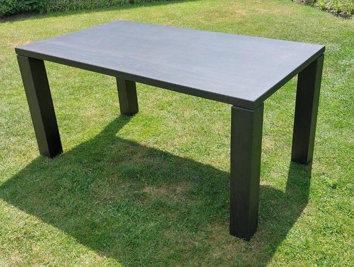 Massief houten tafel 158x88, Huis en Inrichting, Tafels | Eettafels, Gebruikt, 50 tot 100 cm, 150 tot 200 cm, Vijf personen of meer