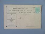briefkaart reclame Jos Pardon - Kumps Leuven gas electricité, Postzegels en Munten, Brieven en Enveloppen | België, Verzenden