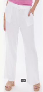 witte linnen broek, Kleding | Dames, ANDERE, Ophalen of Verzenden, Nieuw, Maat 42/44 (L)