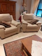 Natuzzi zetels, Huis en Inrichting, Ophalen, Gebruikt, Leer