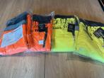 Werk broeken - fluor geel en oranje 4xl - geel en oranje - 4, Kleding | Heren, Verzenden, Nieuw, Geel
