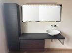 Badkamer meubel kast + wastafel + handdoeken schuif, Ophalen, Gebruikt, Overige typen