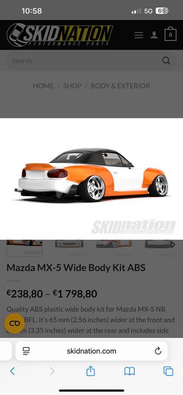 Wide body kit mx-5 nbfl beschikbaar voor biedingen
