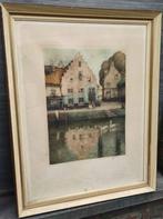 Gravure signe Jef codron, Antiek en Kunst, Ophalen of Verzenden