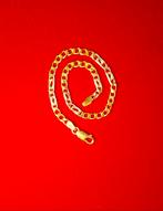 Prachtige 18k gouden armband met 750 gestanste afwerking, Handtassen en Accessoires, Armbanden, Ophalen, Goud, Goud