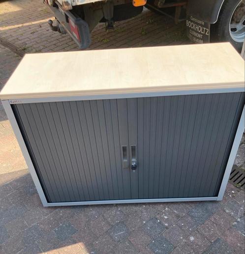 Armoire basse metalique de bureau, Huis en Inrichting, Bureaus, Zo goed als nieuw, Ophalen
