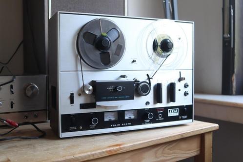Akai 4000 D, Audio, Tv en Foto, Bandrecorder, Bandrecorder, Met stofkap, Met banden, Ophalen