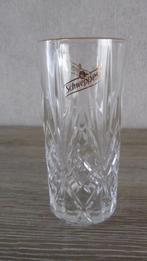 Schweppes logo glas, Verzamelen, Glas en Drinkglazen, Ophalen of Verzenden, Nieuw, Waterglas