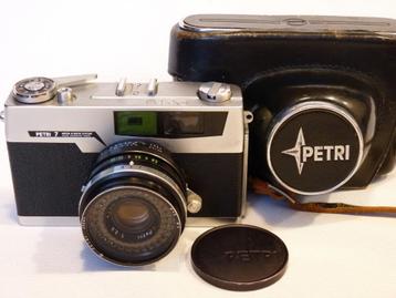 Petri 7 met Petri 2.8/45mm, tas, meetzoeker camera beschikbaar voor biedingen