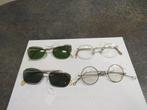 4 paar antieke glazen, Ophalen of Verzenden, Gebruikt