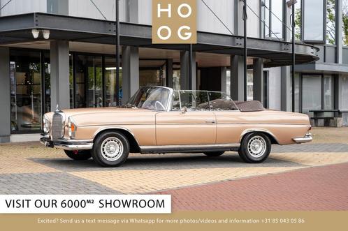 Mercedes-Benz S-Klasse 250 SE W111 Cabriolet (bj 1963), Auto's, Oldtimers, Bedrijf, Te koop, Lederen bekleding, Open dak, Mercedes-Benz