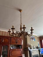 Lustre ancien en laiton 8 bras – style classique, Huis en Inrichting, Lampen | Kroonluchters, Ophalen, Gebruikt, Metaal, Ancien classique