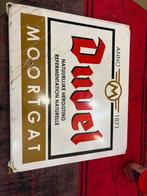 Emaille bord duvel, Ophalen, Gebruikt, Reclamebord