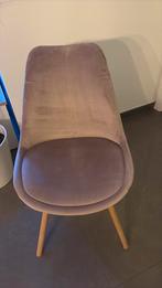 Eetkamerstoelen 2 x Velvet fluweel roze, Huis en Inrichting, Stoelen, Twee, Overige kleuren, Zo goed als nieuw, Stof