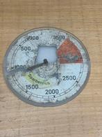 SDKFZ. Fond de compteur avec aiguille mis sous plexi, Ophalen of Verzenden