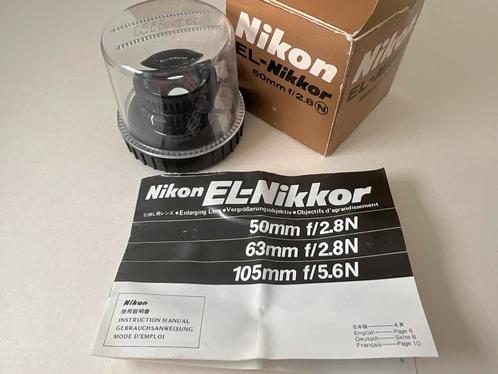 Nikon EL Nikkor 50/2,8, TV, Hi-fi & Vidéo, Photo | Matériel chambre noire, Comme neuf
