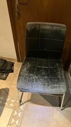 Gratis 6 stoelen af te halen in wilrijk, Maison & Meubles, Chaises, Enlèvement, Autres matériaux, Noir, Cinq, Six Chaises ou plus
