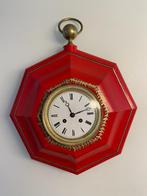 Frans pendeluurwerk in opmerkelijke kast, Antiek en Kunst, Antiek | Klokken, Ophalen