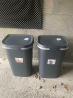 2x vuilnisbak 50L, Ophalen, Zo goed als nieuw