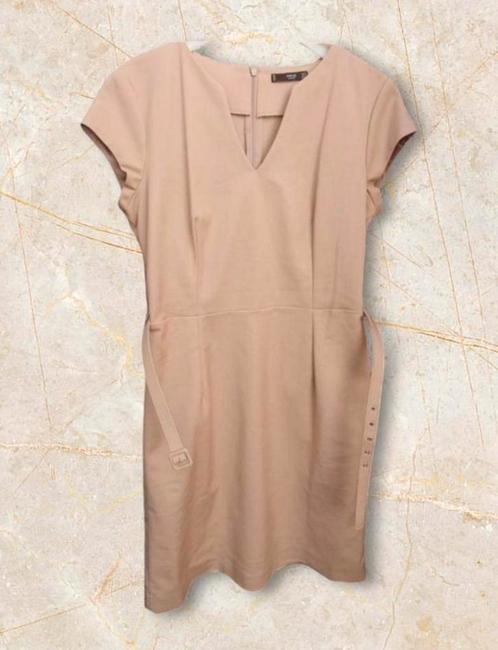✨ MNG jurk – nooit gedragen – maat L (perfecte staat)✨️✨️, Kleding | Dames, Jurken, Zo goed als nieuw, Maat 42/44 (L), Bruin, Knielengte