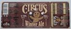 Bieretiket Circus Winter Ale Brouwerij Circus  (11m3), Verzamelen, Verzenden, Gebruikt