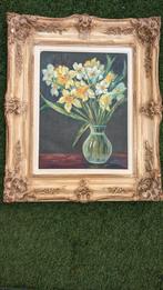 Schilderij bloemen, Ophalen