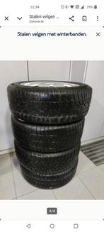 Stalen velgen met winterbanden, Ophalen, Gebruikt, Velg(en), 16 inch