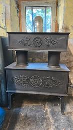 Poele en fonte, Maison & Meubles, Poêles, Comme neuf, Enlèvement, Bois, Autoportant