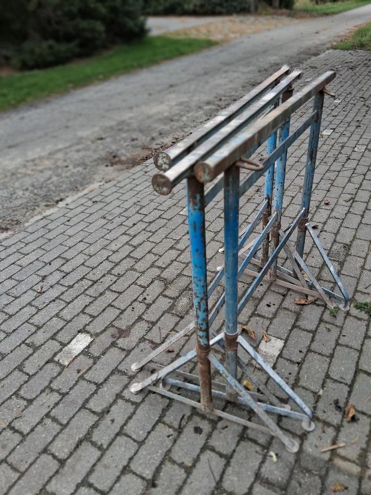 3 schragen en 2schragen, Doe-het-zelf en Bouw, Steigers, Gebruikt, Ophalen
