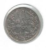 12875 * LEOPOLD II * 1 frank 1909 frans  MET PUNT *  F D C, Zilver, Verzenden