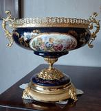 donkerblauw porseleinen stuk van Alfa Ceramiche Italy, Antiek en Kunst, Ophalen