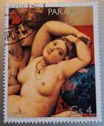 4 postzegels uit de schilderij Turks Bad, Ophalen of Verzenden