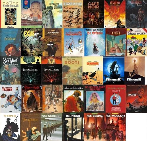 34 Hardcover strips, Boeken, Stripverhalen, Zo goed als nieuw, Meerdere stripboeken, Ophalen
