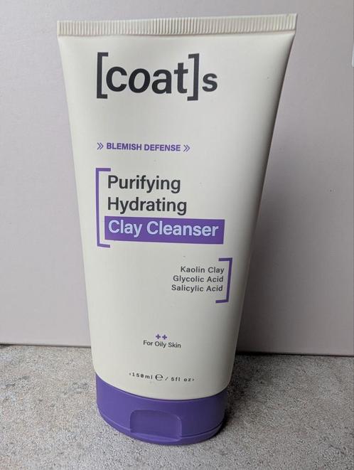[coat]s Purifying Hydrating Clay Cleanser 150 ml, Handtassen en Accessoires, Uiterlijk | Gezichtsverzorging, Nieuw, Ophalen of Verzenden