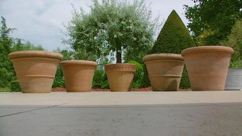 Terracotta M.I.T.A.L. Toscaanse bloempotten, Jardin & Terrasse, Pots de fleurs, Terracotta, 40 cm ou plus, Rond, Enlèvement