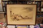 José Van Gucht - Palma - Aquarel, Antiek en Kunst, Ophalen
