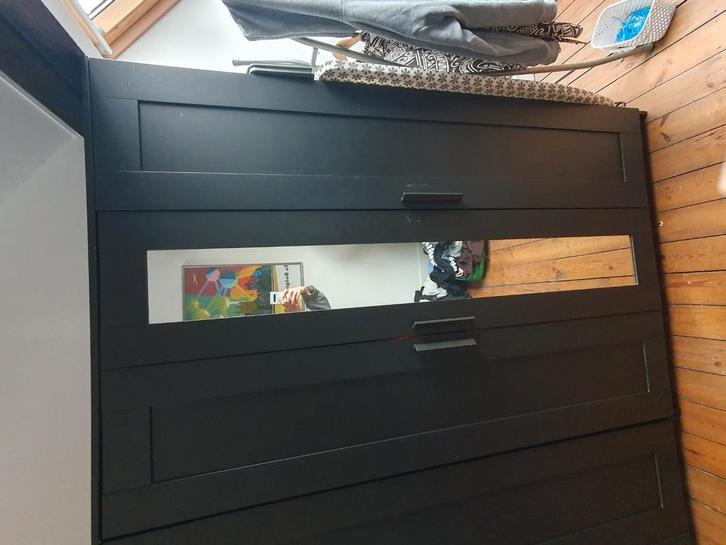 Armoire 3 portes miroir IKEA Brimnes, Huis en Inrichting, Kasten | Dressoirs, Zo goed als nieuw, Ophalen