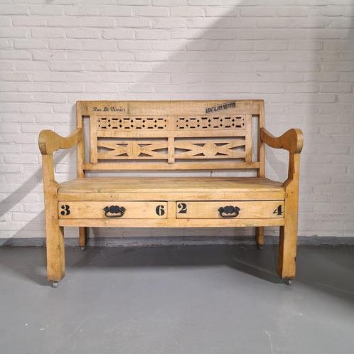 Rustieke Houten Bank, Tuin en Terras, Tuinbanken, Nieuw, Hout, Ophalen of Verzenden
