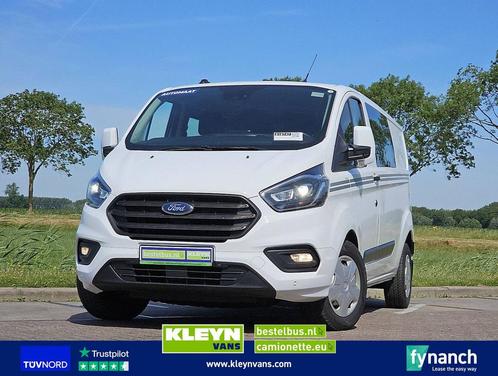 Ford TRANSIT CUSTOM 2.0 L2H1 Dub.- Cab. Navi, Auto's, Bestelwagens en Lichte vracht, Bedrijf, ABS, Airconditioning, Centrale vergrendeling