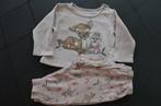 Disney Bambi & Thumper setje beige/roze maat 74, Gebruikt, Meisje, Ophalen of Verzenden, Setje